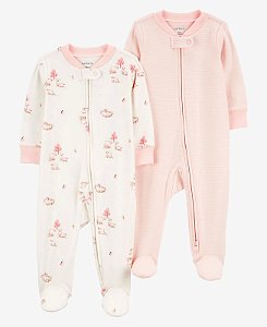 Kit 2 Pijamas Ovelhinha Rosa - 6m (3 a 6 meses) - Carter's