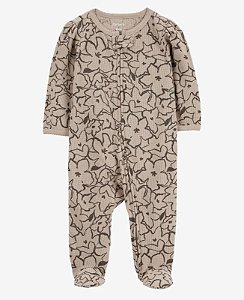 Pijama Flores Caqui - RN - Carter's