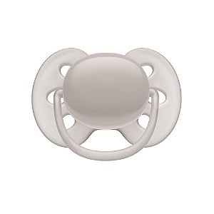 Chupeta Ultra Soft Individual Cinza - 6 a 18 meses - Philips Avent