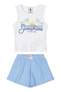 Conjunto Sunshine Azul - Tam 4 - Quimby