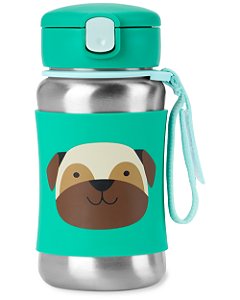 Garrafa de Aço Inox Zoo Pug 350 ml - Skip Hop