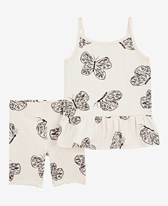Conjunto Borboleta Ivory - 24m (18 a 24 meses) - Carter's