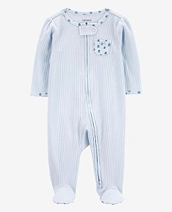 Pijama Bolso Floral Azul - 9m (6 a 9 meses) - Carter's