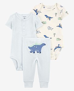 Conjunto 3 peças Dino Azul - 18m (12 a 18 meses) - Carter's