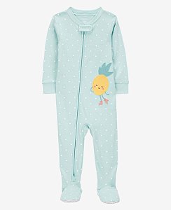 Pijama Turquesa Abacaxi - 4T (4 a 5 anos) - Carter's