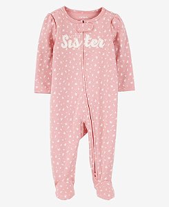 Pijama Little Sister Rosinha - RN - Carter's