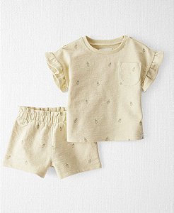 Conjunto Pineapple Amarelinho - 3m (1 a 3 meses) - Little Planet