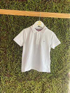 Polo Clássica Bright Branca Tam 3 - Tommy Hilfiger