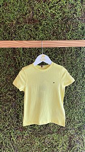 Camiseta Clássica Amarela Tulip 18m - Tommy Hilfiger