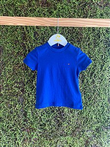 Camiseta Clássica Wedge Azul 24m - Tommy Hilfiger