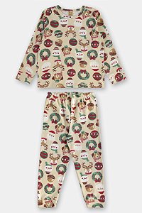 Pijama em Calça Natal Tam 4 - Up Baby
