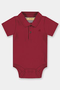 Body Polo Vermelho P - Up Baby