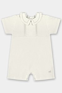 Macaquinho Pima Branco Bordado - RN