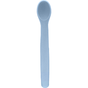 Colher Flexível em Silicone Azul - Buba