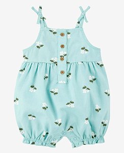 Romper Verde Floral - 18m (12 a 18 meses) - Carter's