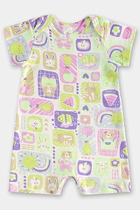 Macaquinho Maça Rosa/Verde - Tam 2 - Up Baby