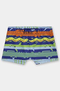 Sunga Boxer Azul/Laranja - 6 a 12 meses - Up Baby