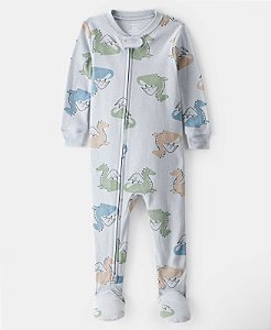 Pijama Dino Azul - 2T (2 a 3 anos) - Carter's