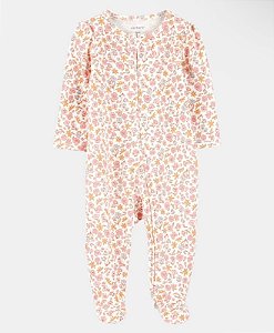 Pijama Floral Rosa - RN - Carter's