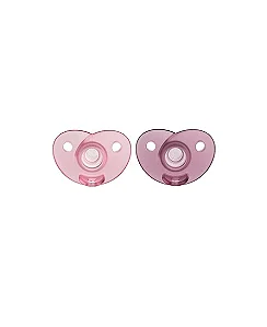 Chupeta Dupla Soothies Rosa 0 a 3 meses - Philisp Avent