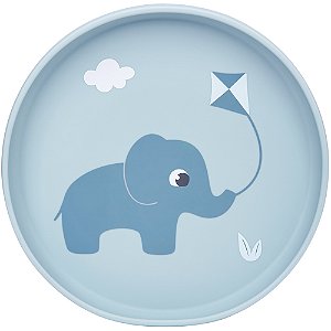 Pratinho Silicone Ventosa Cloudy Elefante - Buba