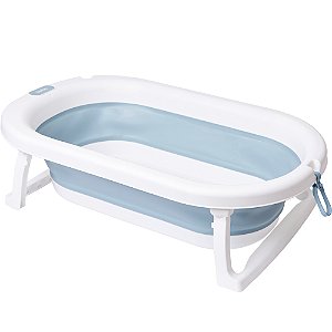 Banheira Dobrável Azul - Buba