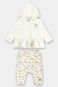 Conjunto Casaco Off Calça Brinquedos - Tam M - Up Baby