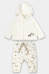 Conjunto Casaco Off Cavalo/Trator - Tam GG - Up Baby
