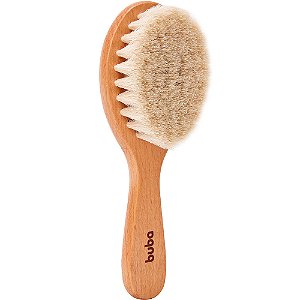 Escova de Cabelo em Madeira com Cerdas Naturais - Buba