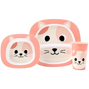 Kit Refeição Buba Zoo Gato - Buba