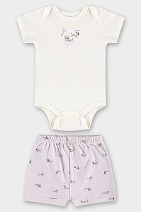 Conjunto Short Rosinha Salsichinha - Tam GG - Up Baby