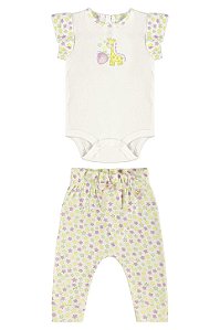 Conjunto Calça Girafa/Estrelas - Tam G - Up Baby