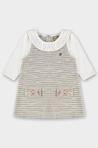 Vestido Tweed Rosa Bebe - Tam 3 - Up Baby