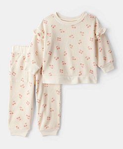 Conjunto Frutas Marfim - 24m (18 a 24 meses) - Carter's
