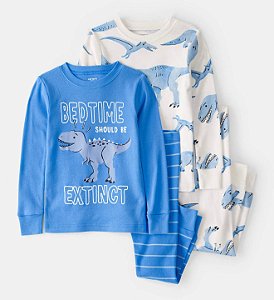Kit 2 Pijamas Bedtime Azul - 2T (2 a 3 anos) - Carter's