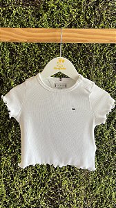 Camiseta Ribana Branca 6 (6 anos) - Tommy Hilfiger