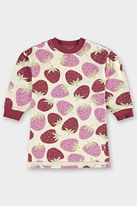 Vestido Coração Vermelho/Rosa - Tam 4 - Up Baby