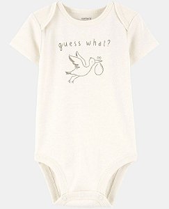 Body Gravidez Cegonha - 3m (1 a 3 meses) - Carter's