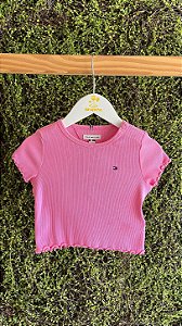 Camiseta Ribana Rosa Daisy Tam 6 (6 anos) - Tommy Hilfiger