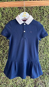 Vestido Gola Polo Azul Marinho Tam 2 - Tommy Hilfiger