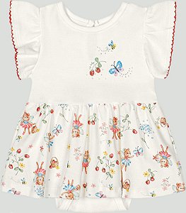 Body Vestido Urso Fada Tam GG - Up Baby