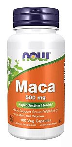 MACA PERUANA 500MG 100 CAPS - IMPORTADO - NOW FOODS
