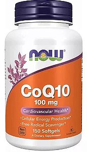 COENZIMA Q-10 COQ-10 100MG 150 CAPS NOW FOODS