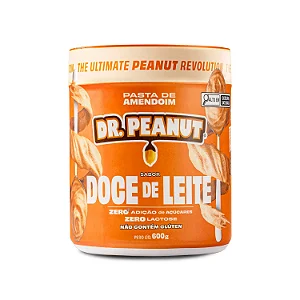DR PEANUT - PASTA DE AMENDOIM - DOCE DE LEITE - 600GR