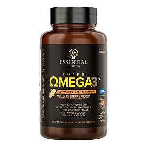 SUPER OMEGA 3 TG GASTRO 90 CAPS - ESSENTIAL NUTRITION