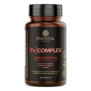 FE COMPLEX 150MG 90 CAPS - ESSENTIAL NUTRITION