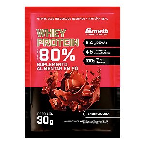 WHEY PROTEIN CONCENTRADO 30G SACHE - GROWTH