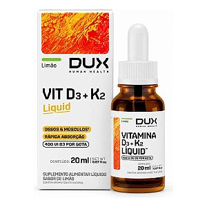 VITAMINA D3 + K2 LIQUIDO 20ML - DUX NUTRITION