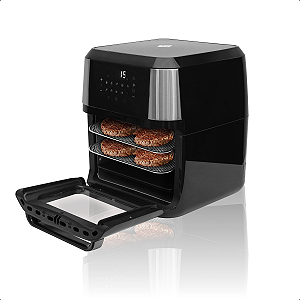 Fritadeira Elétrica Air Fryer Oven 3 em 1 Tronos RC02 - 12 Litros - 1700W - 127V - com Painel Touch - Preto