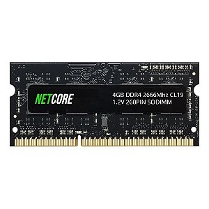 MEMORIA NOTE 4GB DDR4 2666 NET CORE 1.2V *OEM